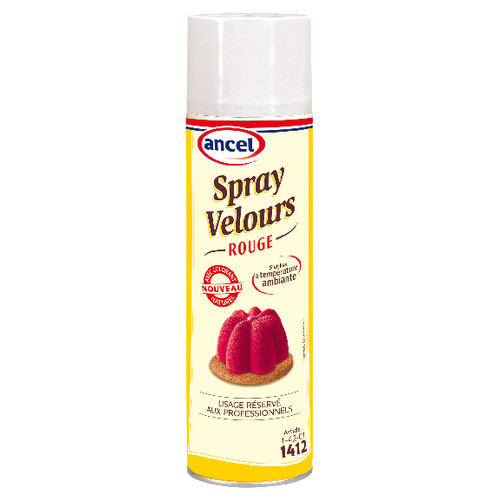 Spray velours rouge