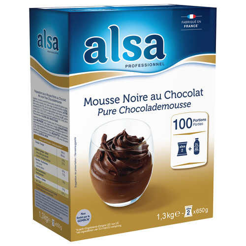 Préparation mousse au chocolat