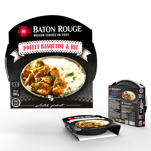 Poulet basquaise et riz