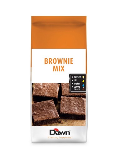 Mix brownie