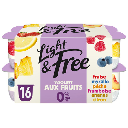 Yaourt aux fruits light&free