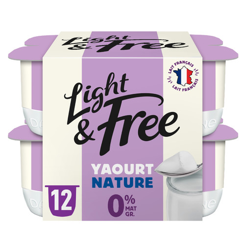 Yaourt nature light&free