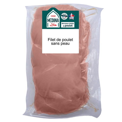 Filet de poulet sans peau