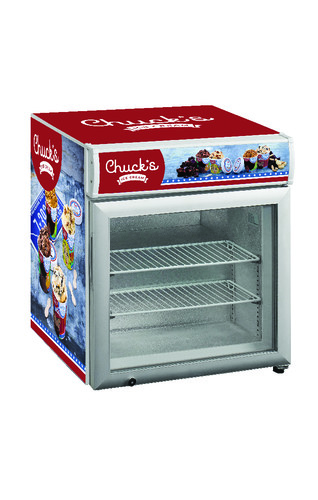 Vitrine pour pots de glaces