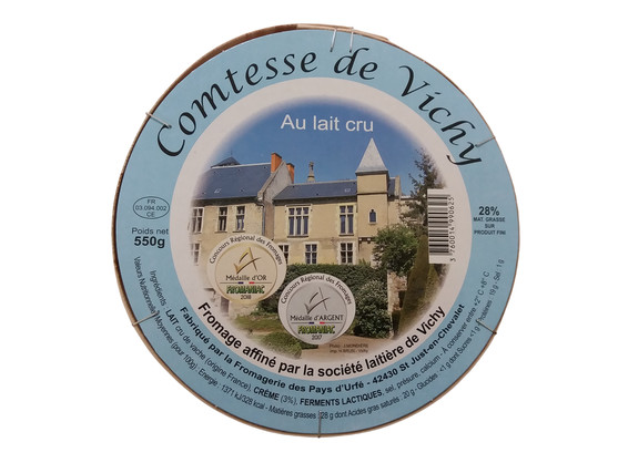 Comtesse de Vichy lait cru