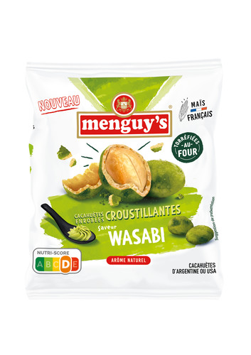 Cacahuètes enrobées wasabi