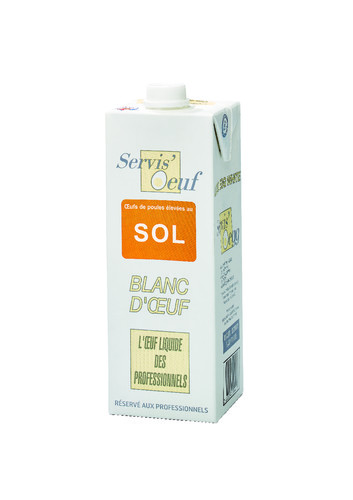 Blanc d'oeuf sol