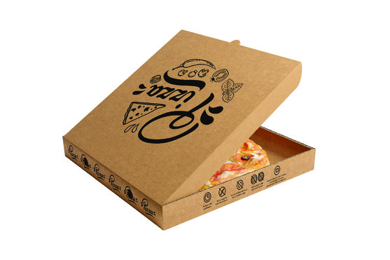 Boite pizza kraft brun