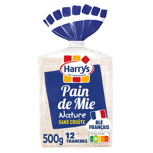 Pain de mie sans croûte