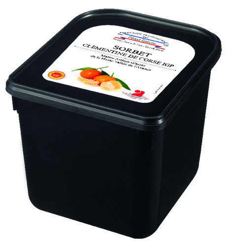 Sorbet clémentine de corse