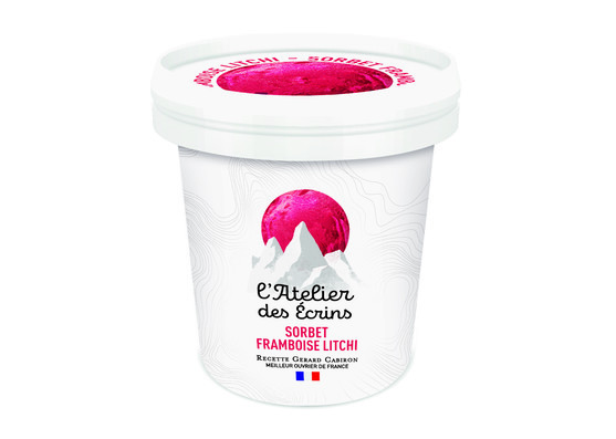 Sorbet framboise et litchi