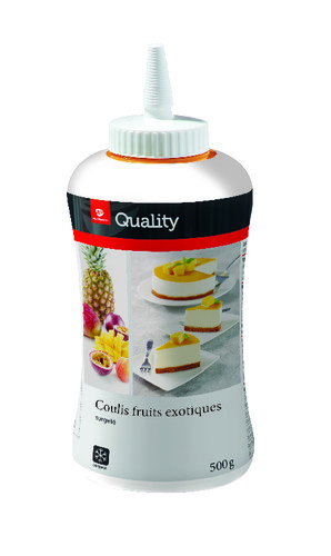 Coulis de fruits exotiques