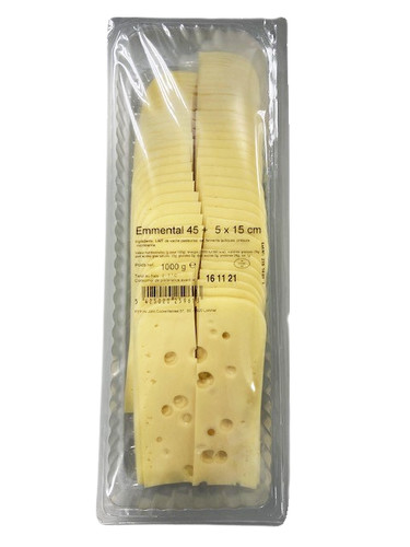 Emmental tranché 45% m.g.