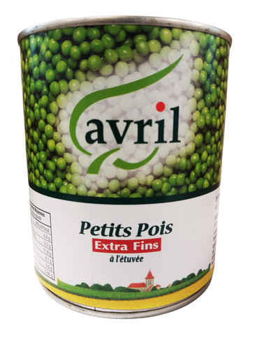 Petit pois extra fin étuvé