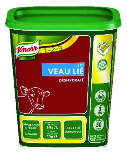 Jus de veau lié déshydraté