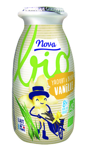 Yaourt à boire à la vanille