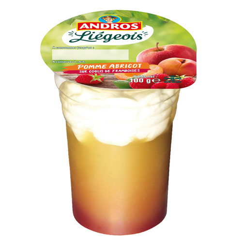 Liégeois de fruits à la crème