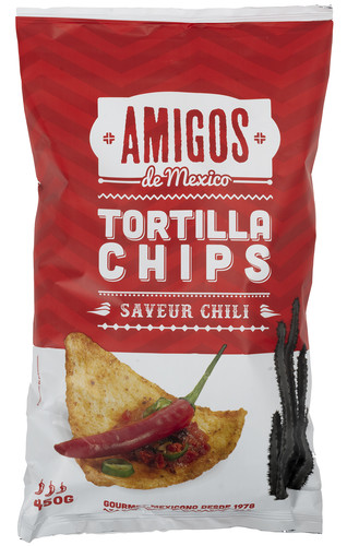 Tortillas chips chili