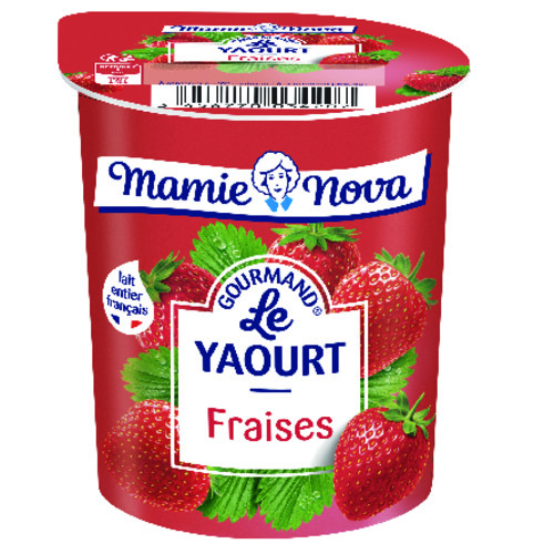 Yaourt gourmand fraise