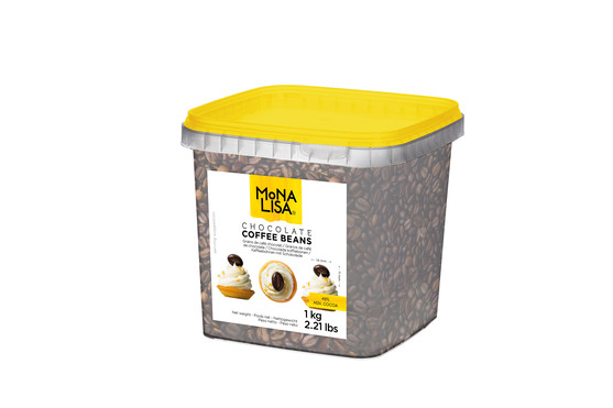 Grains de café chocolat noir