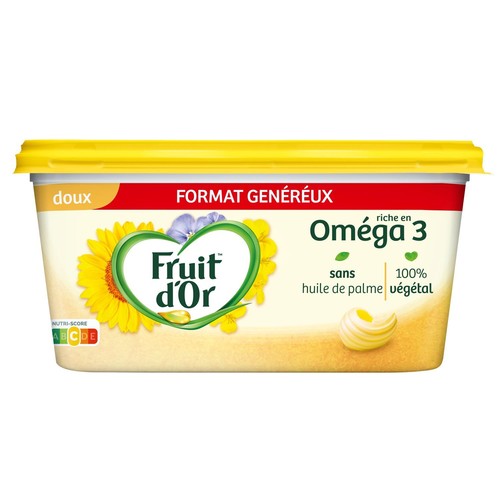 Margarine oméga 3 sans huile