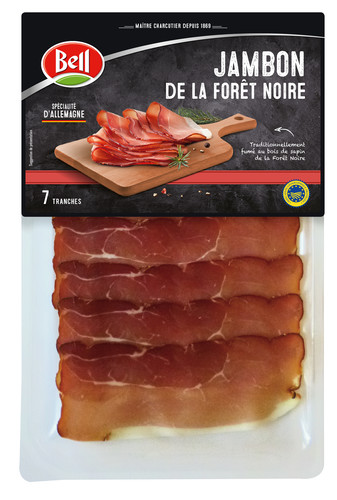 Jambon cru fumé de la foret