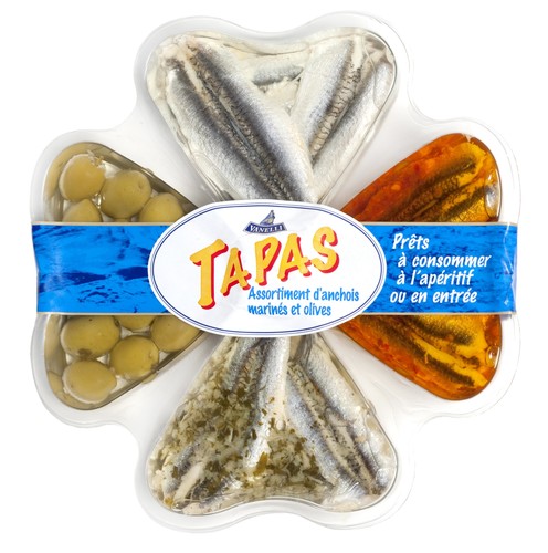 Assiette de tapas anchois