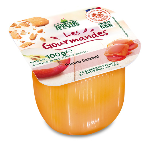 Compote pommes saveur caramel