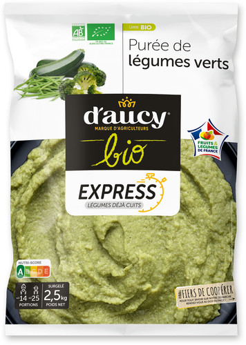 Purée de légume vert bio