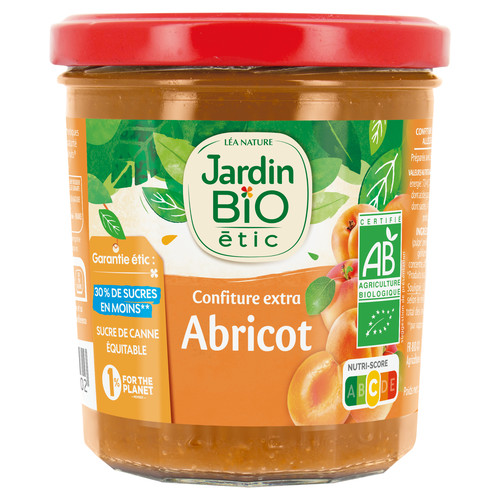 Confiture extra abricot bio