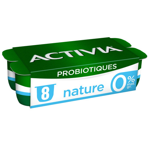 Yaourt nature activia 0% m.g.