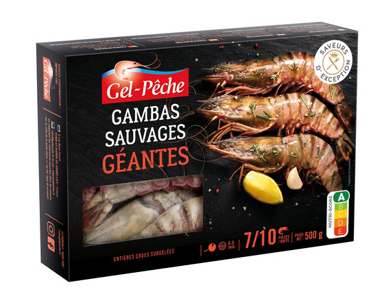 Gambas sauvage géante entière