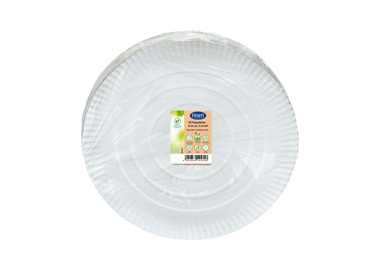 Assiette ronde blanche 34 cm