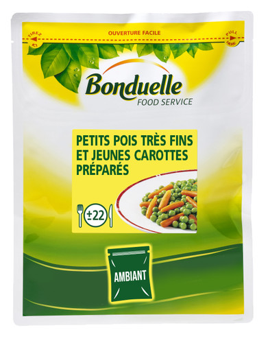 Petits pois très fins à