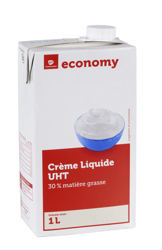 Crème liquide UHT 30% M.G.