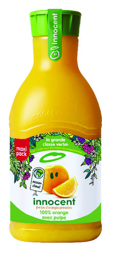 Jus d'orange avec pulpe