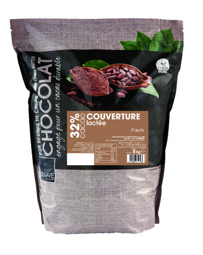 Chocolat de couverture lactée