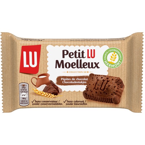 LU Petit Lu moelleux chocolat