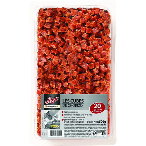 Chorizo cubes