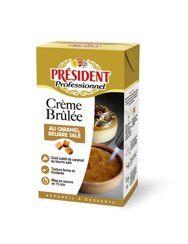 Préparation pour crème brûlée