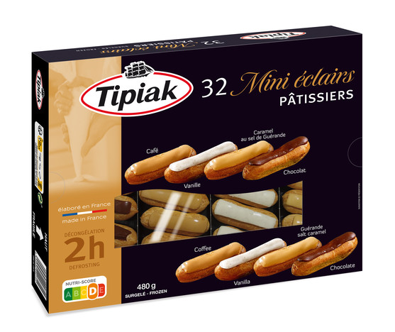 Mini éclairs pâtissiers