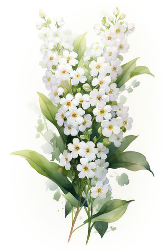 Fleur alyssum blanc