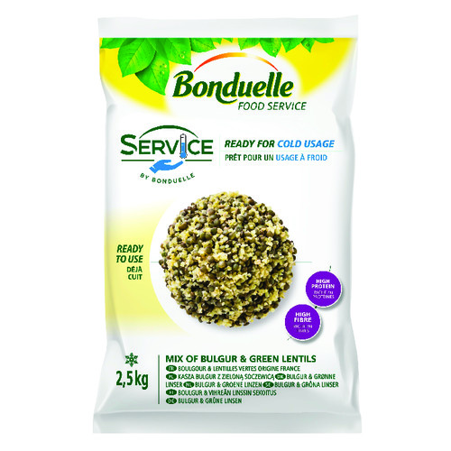 Boulgour lentille verte