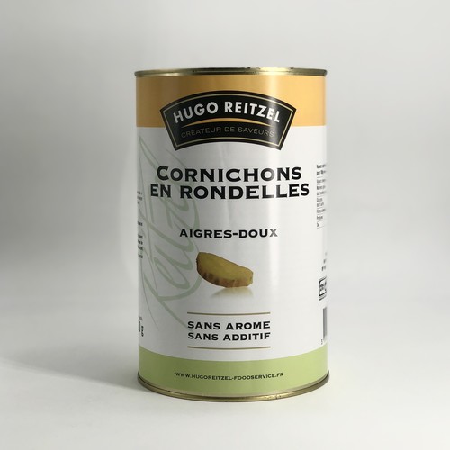 Cornichon aigre-doux rondelle