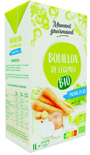 Bouillon légumes UHT BIO