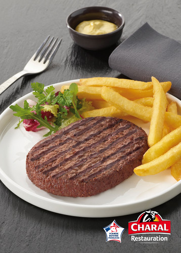 Steak hache marque cuit vbf