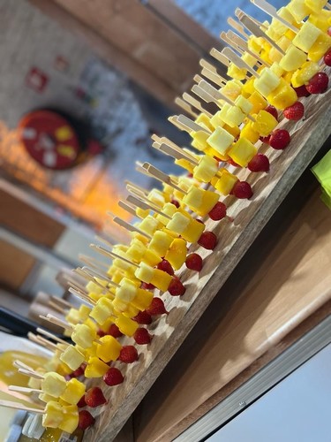 Brochette fruits s/jus