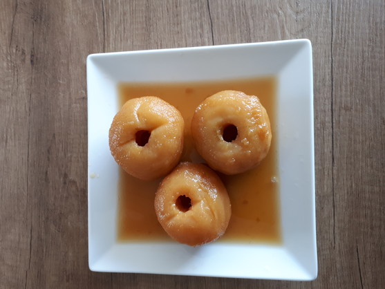 Pomme entière caramel