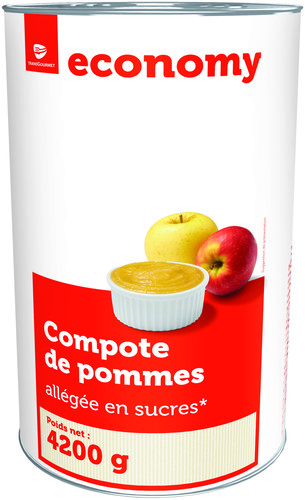 Compote de pommes allégée