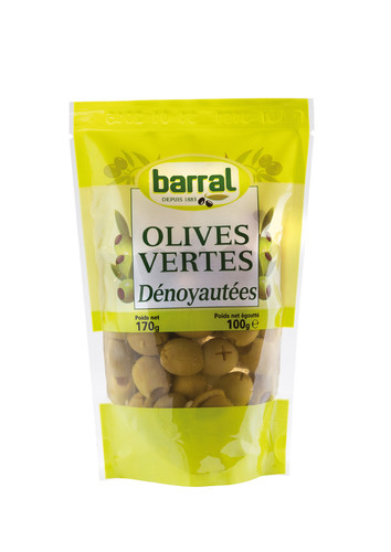 Olives vertes dénoyautées